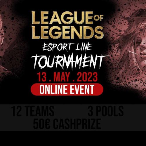 Affiche tournoi LOL 13.05.2023